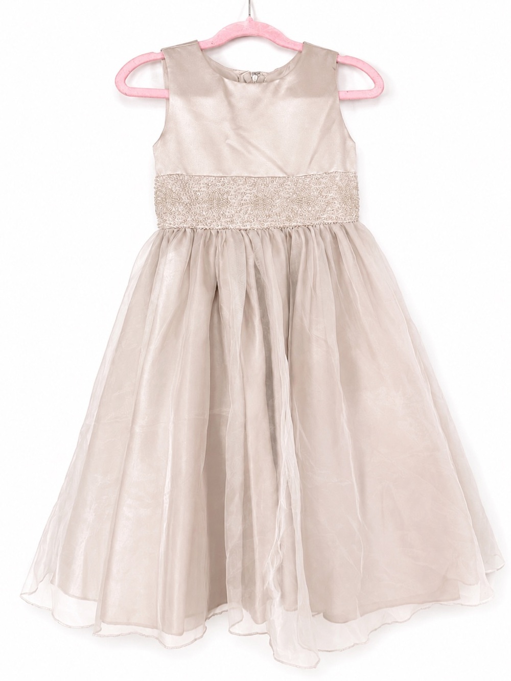 Us Angels Little Girl’s Formal Dress, A-Line Tulle with Bow